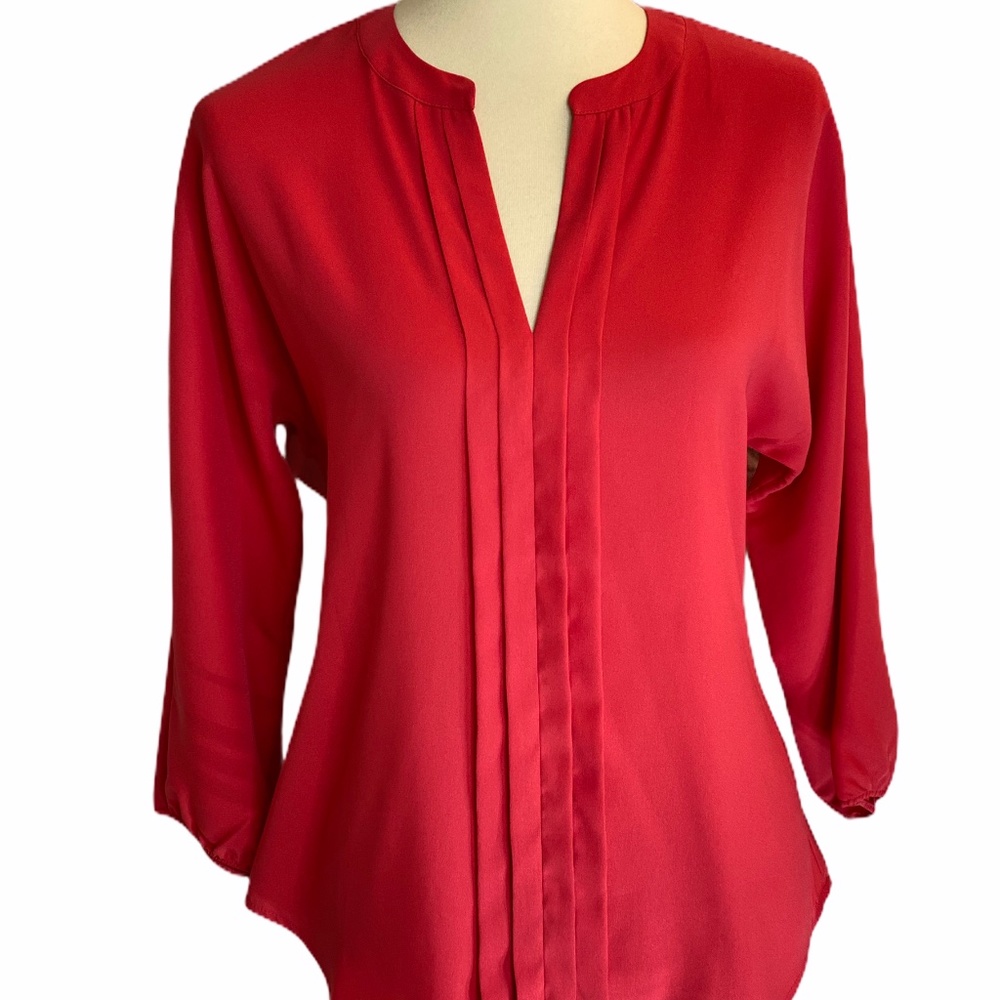 Ann Taylor Red Blouse